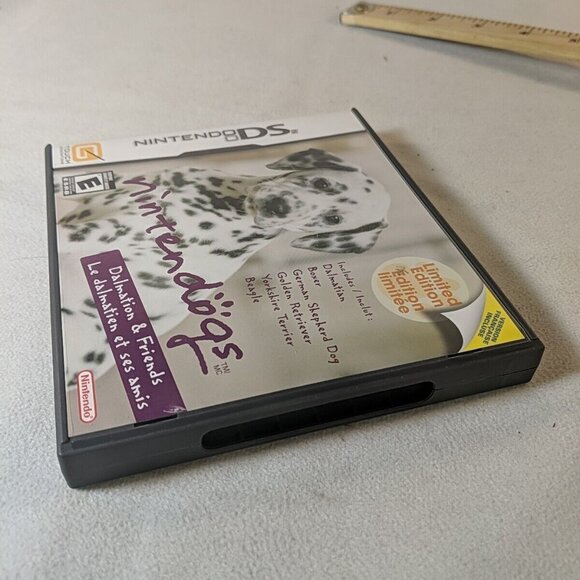 Nintendo DS Nintendogs Dalmatian & Friends Limited Edition CIB 2006 E Game WORKS - Picture 5 of 7
